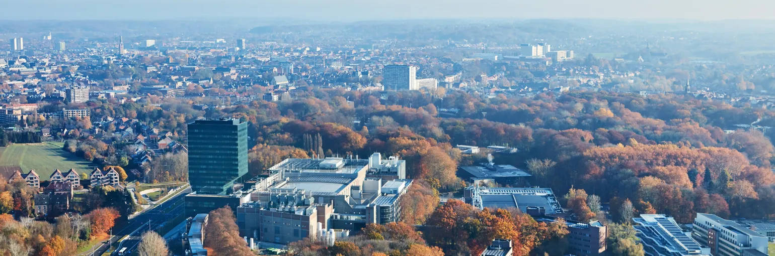 Leuven from the sky